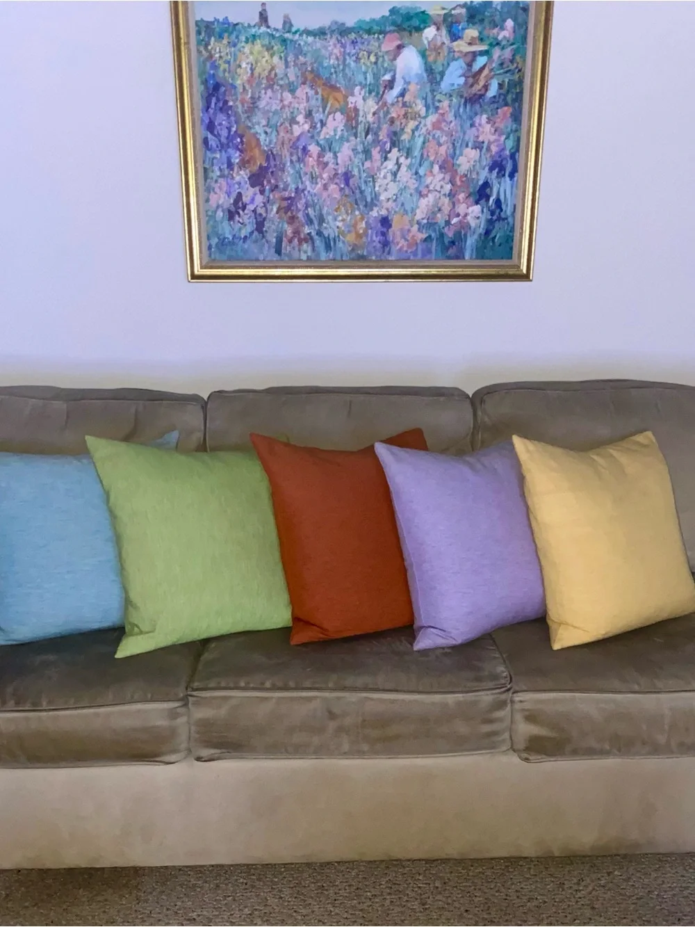 Crate & Barrel Yellow Decorative Throw Pillow - Home Accents